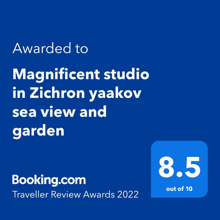 Magnificent Studio In Zichron Yaakov Sea View And Garden 兹奇隆亚科夫 外观 照片